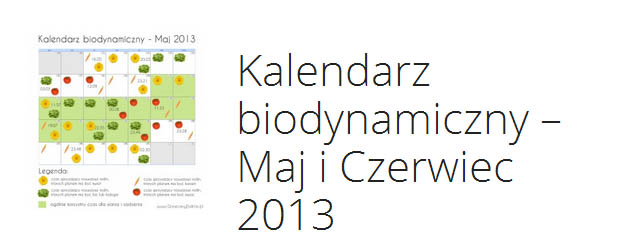 kalendarz biodynamiczny maj czerwiec